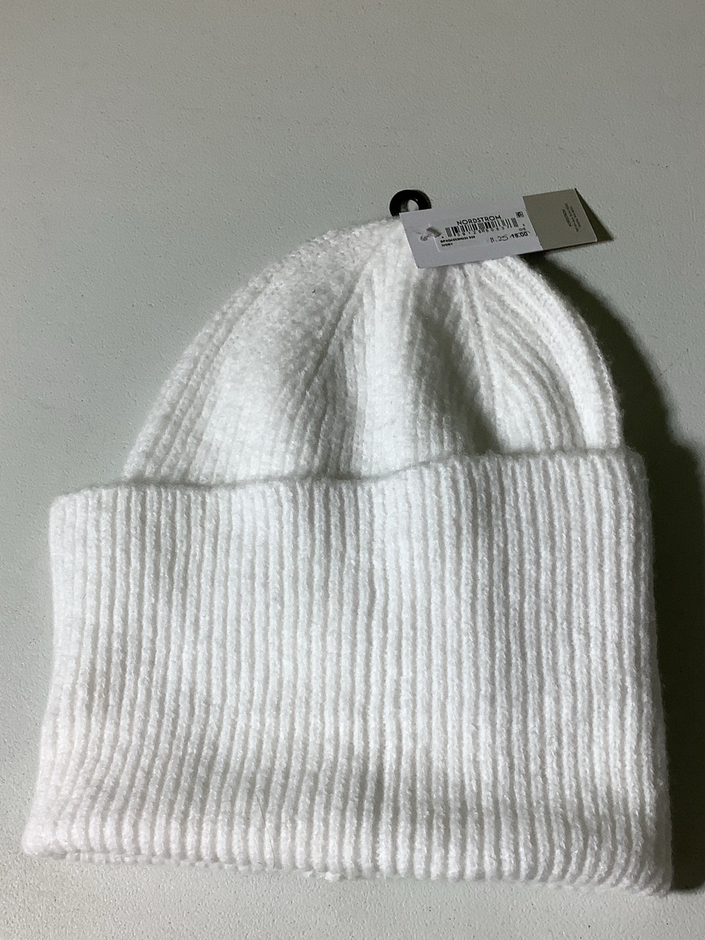 BP Nordstrom white slouchy beanie